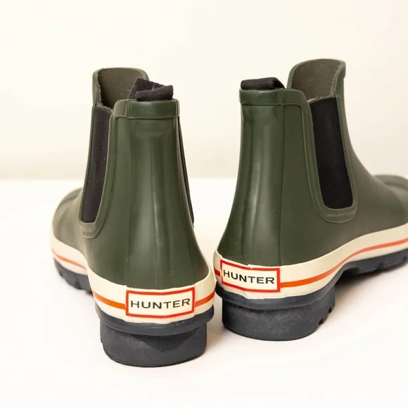 Hunter Men's size 10 Green low-top boots with bag - Picture 3 of 7